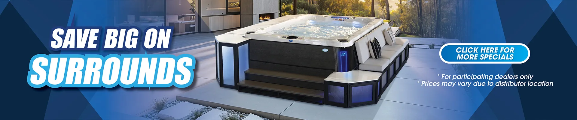Calspas hot tub being used in a family setting - Norwell